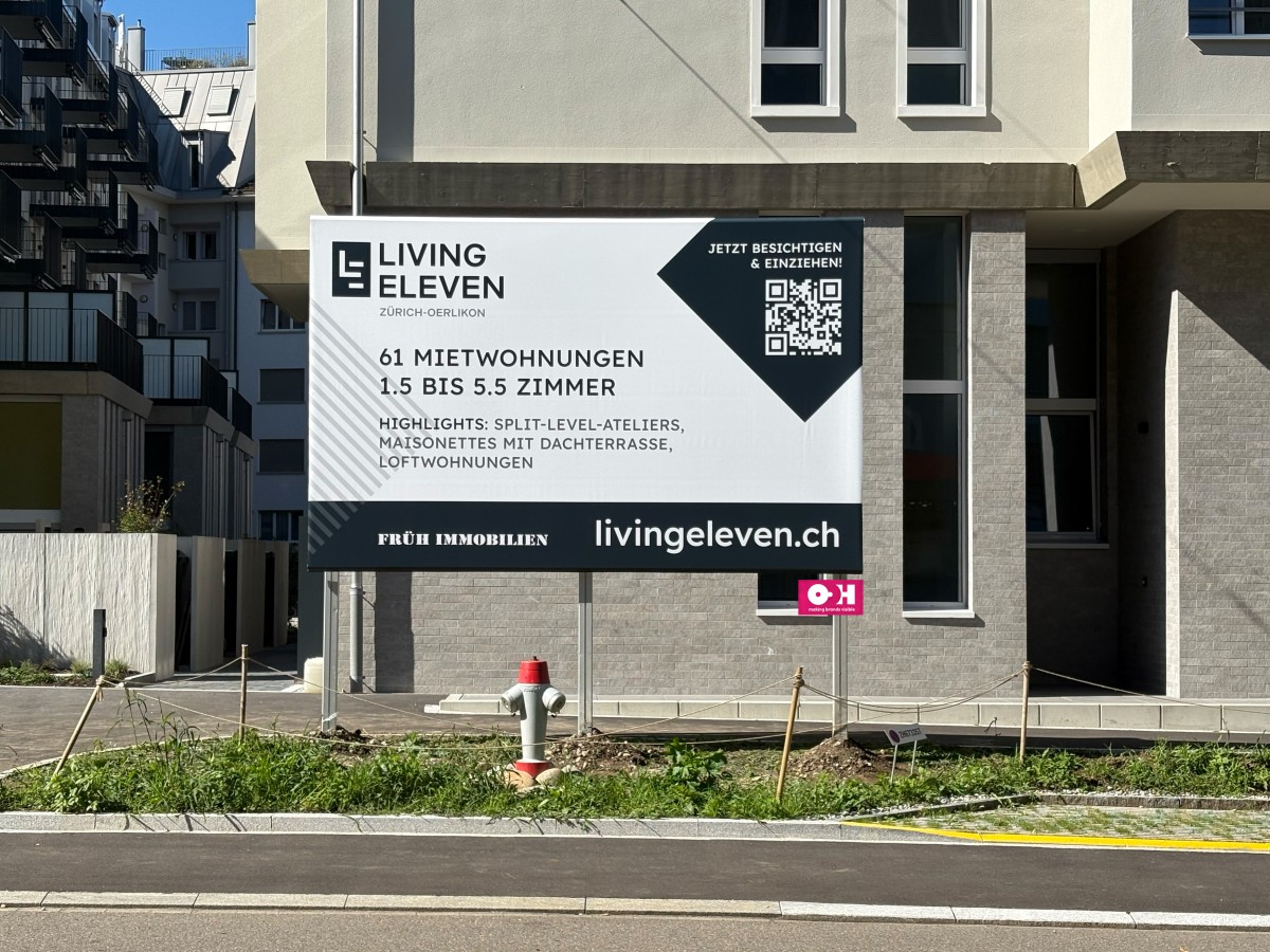 Bautafeln zu vermieten